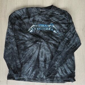 VINTAGE Metallica Tie-Dye Long Sleeve Shirt